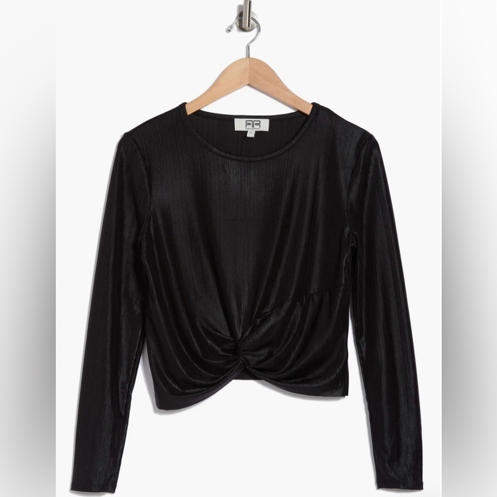 Robert Rodriguez Twist‎ Front Black Top Size M NWT Designer Evening